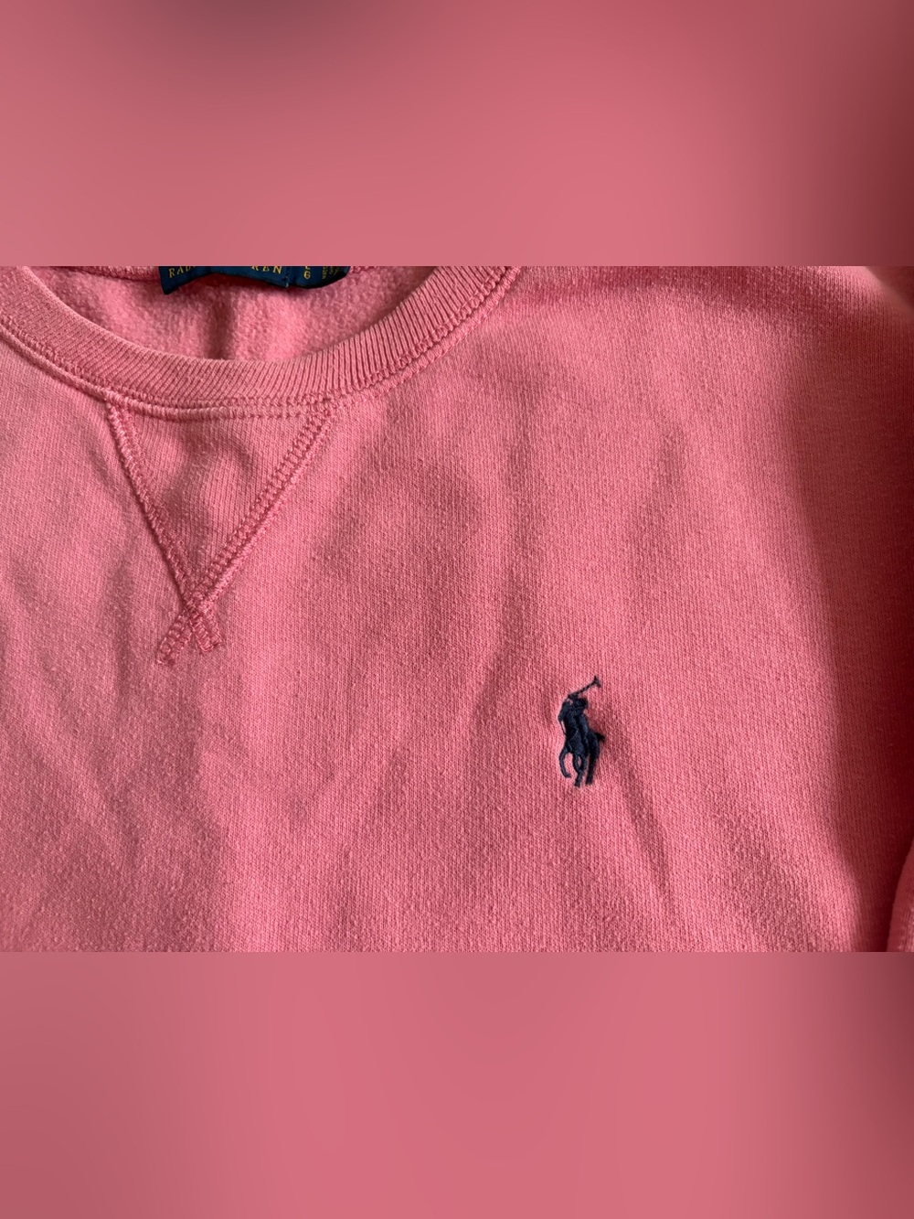 Polo Ralph Lauren Women's  Fleece Crew Neck Sweatshirt Size Large - Picture 5 of 8